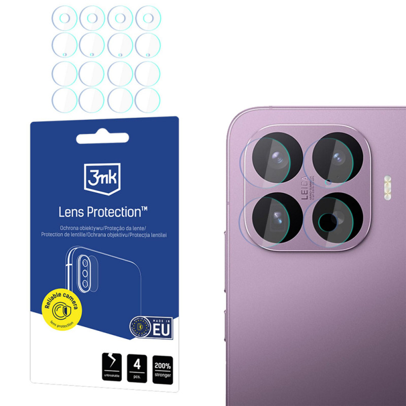 3MK Lens Protection Xiaomi 17T Pro hybride cameralensglas (4 stuks)