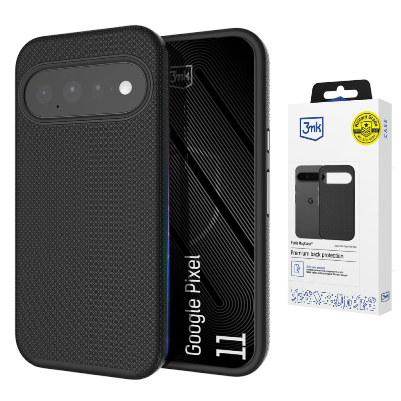 3MK Fortis MagCase Google Pixel 11, zwart