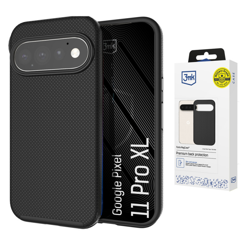 3MK Fortis MagCase Google Pixel 11 Pro XL, zwart