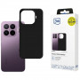 3MK Matt Case Xiaomi 17T Pro telefoonhoesje, zwart