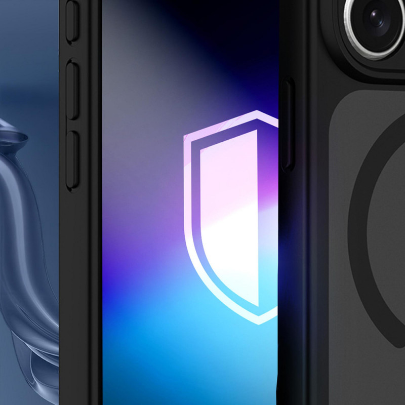 3MK Misty MagCase Apple iPhone 17 Pro Max / 18 Pro Max telefoonhoesje, zwart