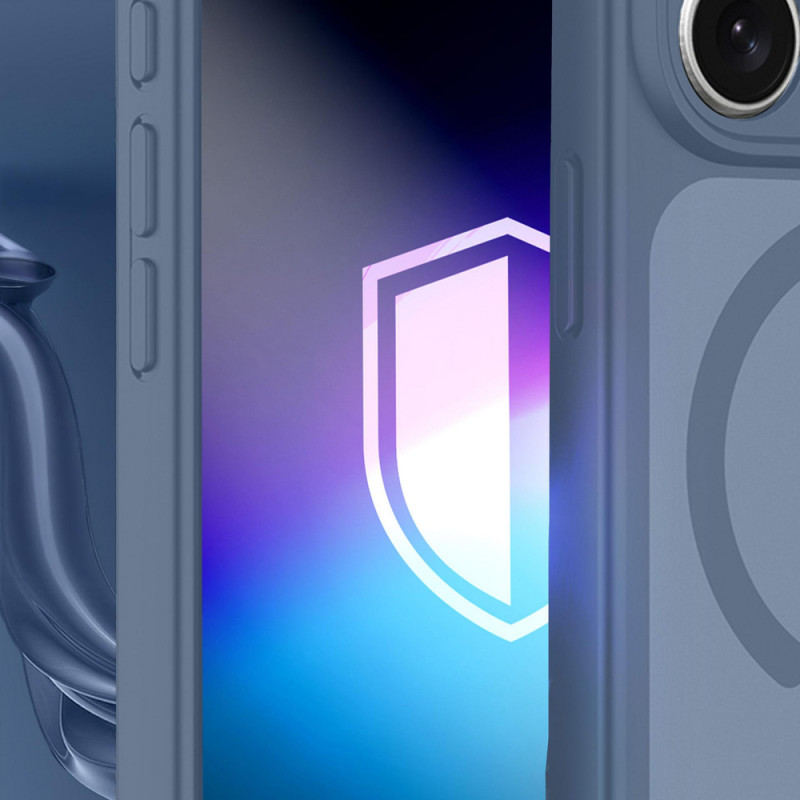 3MK Misty MagCase Samsung Galaxy S26 FE telefoonhoesje, blauw
