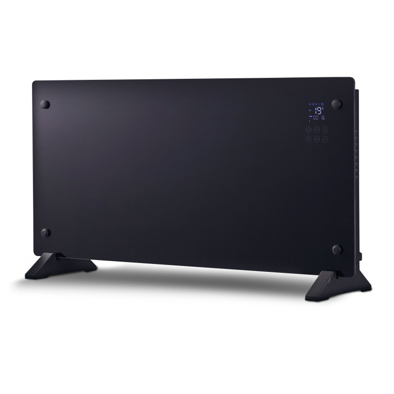 Extralink slimme glazen paneelverwarmer LPL-23A-BL, 2000 W, WiFi, zwart