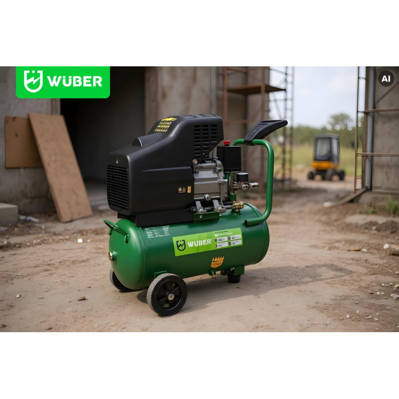 Wuber W54001 olieluchtcompressor, 24 L