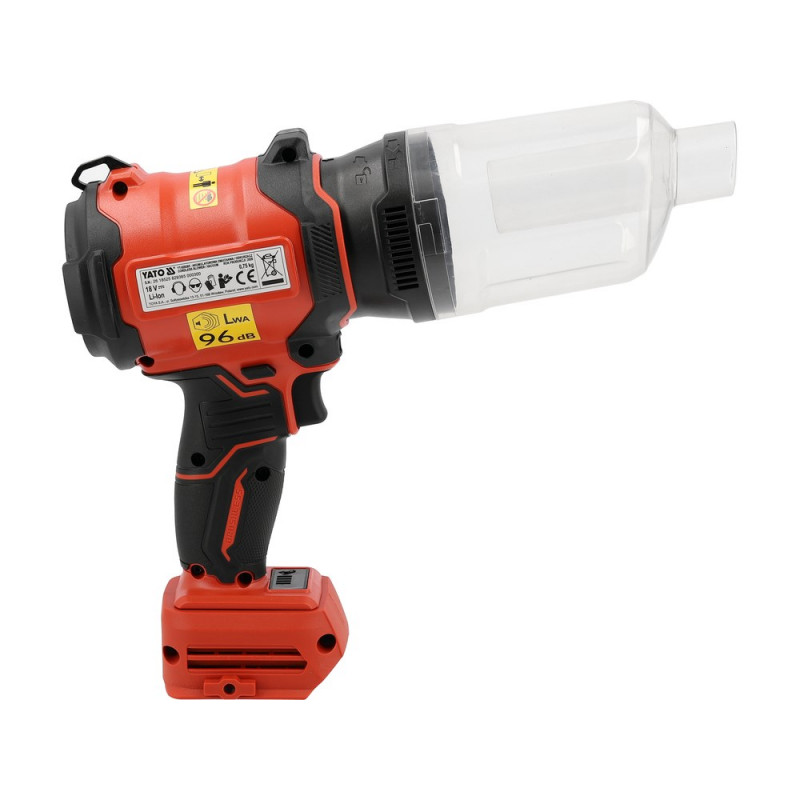 YATO YT-829385 bladblazer/stofzuiger, 18 V
