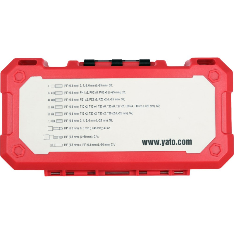 YATO impactschroefbitset 68 stuks YT-78077