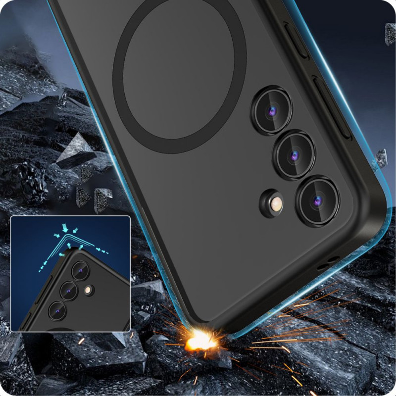 Tech-Protect MagMat MagSafe-hoesje voor Samsung Galaxy S24 Ultra, mat zwart