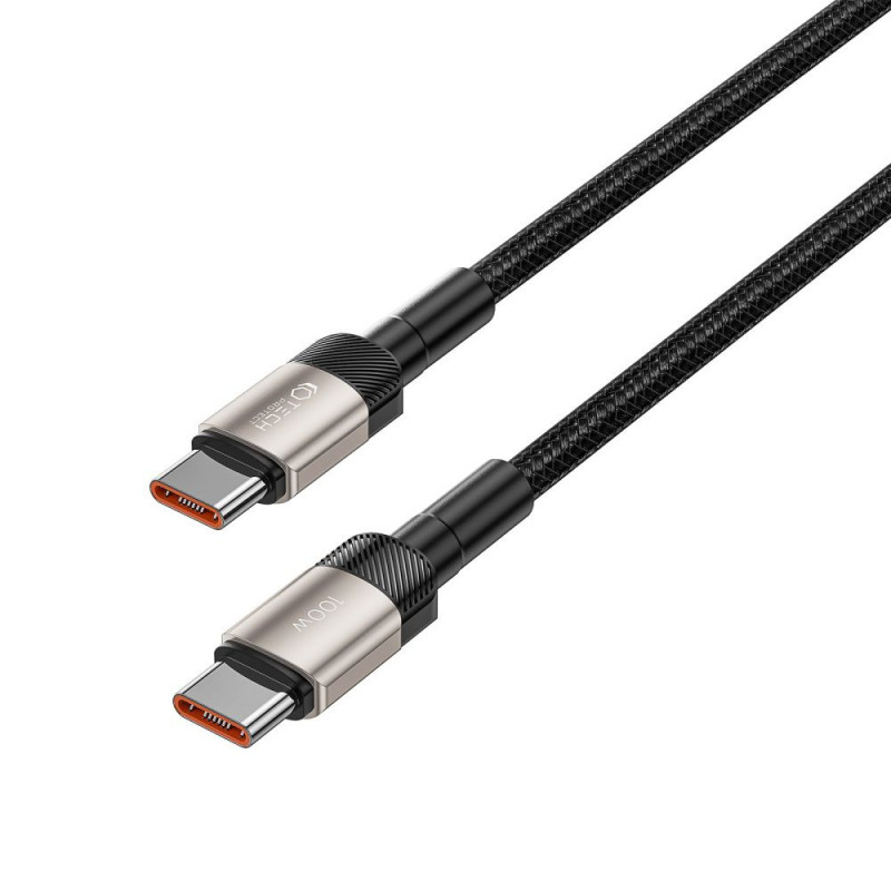 Tech-Protect UltraBoost Evo kabel USB-C / USB-C 100W 5A 100cm titanium