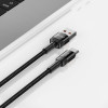 Tech-Protect UltraBoost Evo kabel USB-A / USB-C 100W 5A 100cm zwart