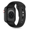 Tech-Protect siliconen band voor Apple Watch 4/5/6/7/8/9/SE en Ultra 1/2 (42/44/45/49 mm), zwart