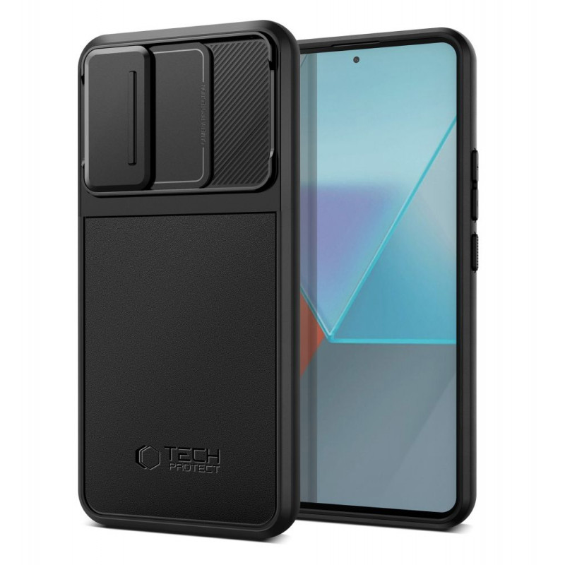 Tech-Protect Velar Cam+ hoesje voor Xiaomi Redmi Note 13 Pro 5G / Poco X6 5G, zwart