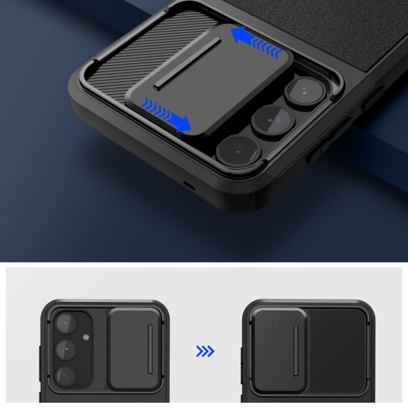 Tech-Protect Velar Cam+ hoesje voor Samsung Galaxy A35 / A55 5G, zwart