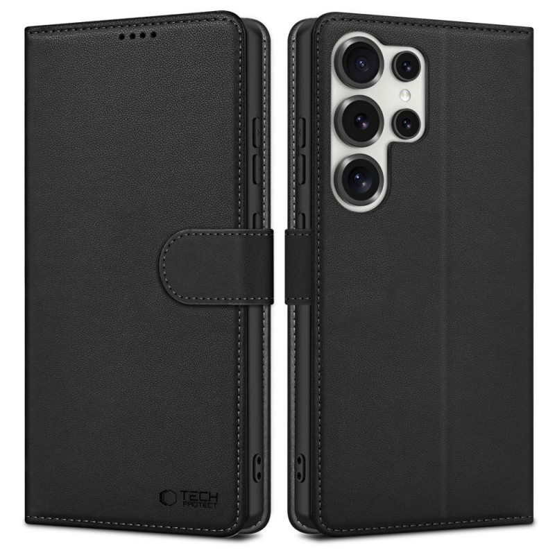 Tech-Protect Wallet Samsung Galaxy S25 Ultra hoesje, zwart