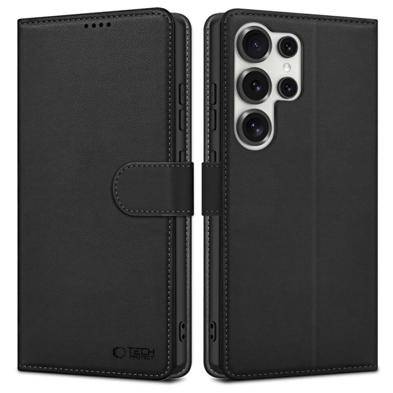 Tech-Protect Wallet Samsung Galaxy S25 Ultra hoesje, zwart