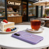 Tech-Protect Magmat MagSafe-hoesje voor Samsung Galaxy A57 5G, mat lila