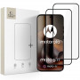 Tech-Protect Glass Fit+ Motorola Moto G67 / G77 gehard glas, zwart (2 stuks)