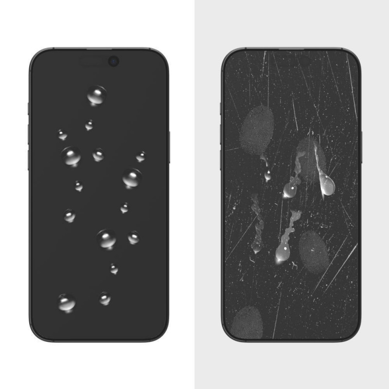 Tech-Protect Glass Fit+ Motorola Moto G67 / G77 gehard glas, zwart (2 stuks)