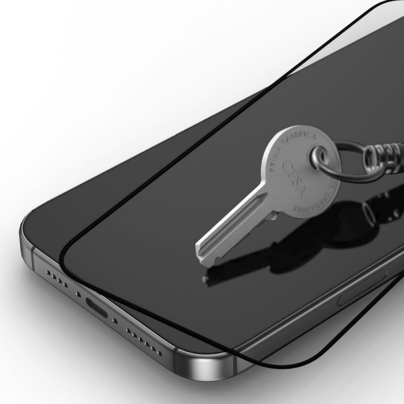 Tech-Protect Glass Fit+ Motorola Moto G67 / G77 gehard glas, zwart (2 stuks)