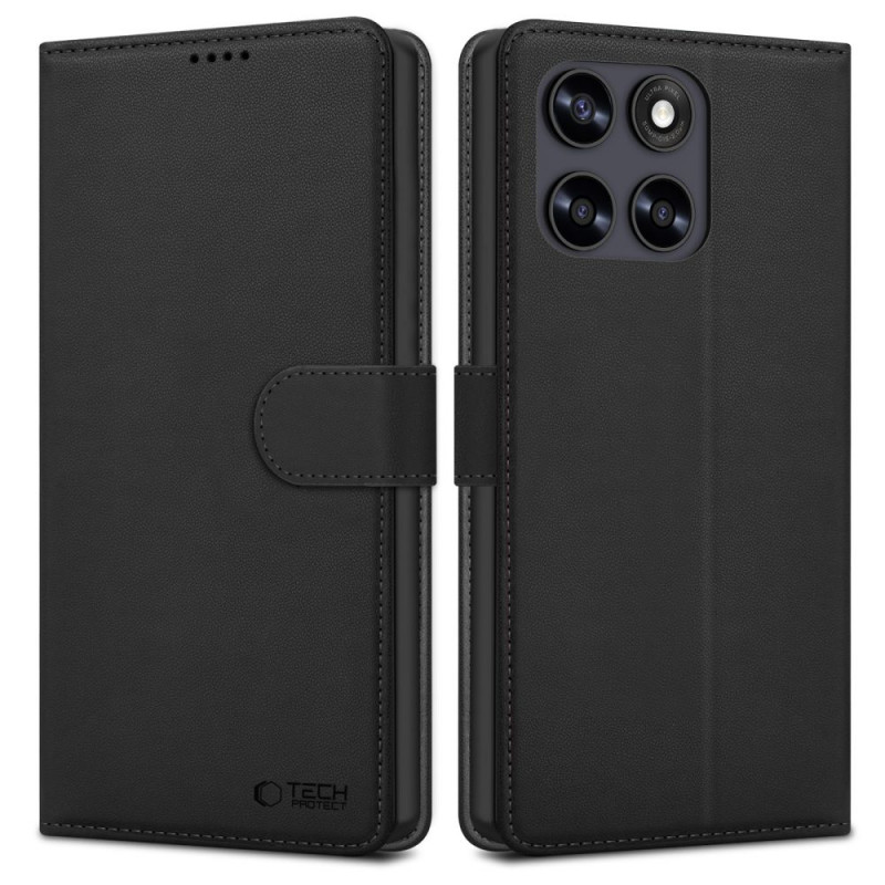 Tech-Protect Wallet-hoesje voor Motorola Moto G67 / G77, zwart