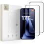 Tech-Protect Glass Fit+ gehard glas voor Xiaomi 17T Pro (2 stuks), zwart