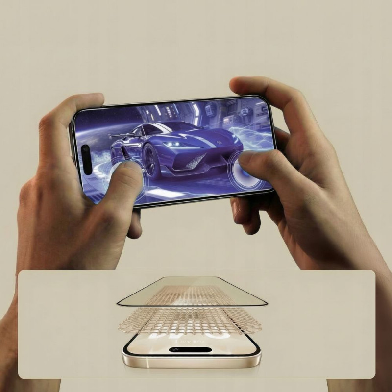 Tech-Protect Glass Fit+ gehard glas voor Motorola Edge 70 5G (2 stuks), zwart