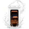 Tech-Protect UWC7 universele waterdichte drijvende hoes voor smartphones tot 6,9 inch, wit