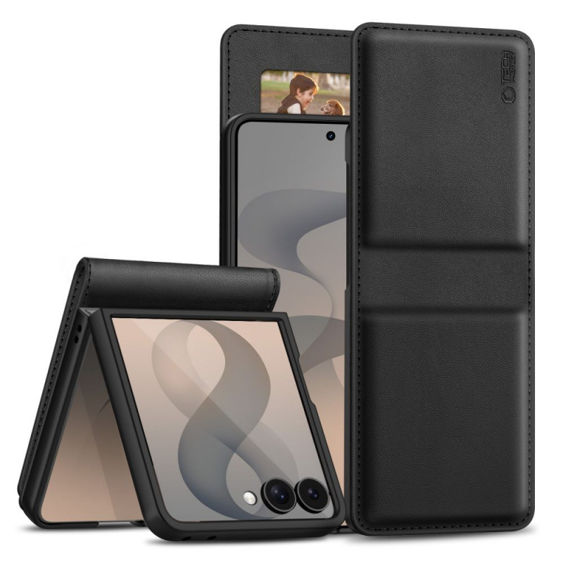 Tech-Protect portemonneehoesje voor Samsung Galaxy Z Flip 8, zwart
