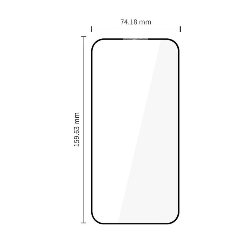 Tech-Protect Glass Fit+ gehard glas voor OnePlus Nord 6 (2 stuks), zwart