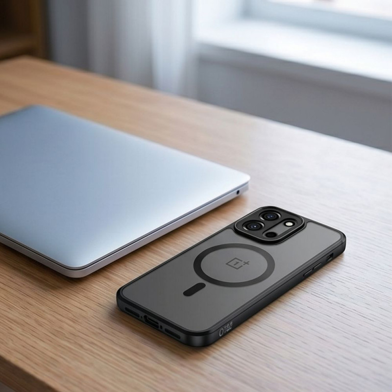 Tech-Protect Magmat MagSafe-hoesje voor OnePlus Nord 6, mat zwart