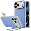 ESR Leren Kickstand MagSafe-hoesje voor Apple iPhone 17 Pro Max / 18 Pro Max, Lichtblauw