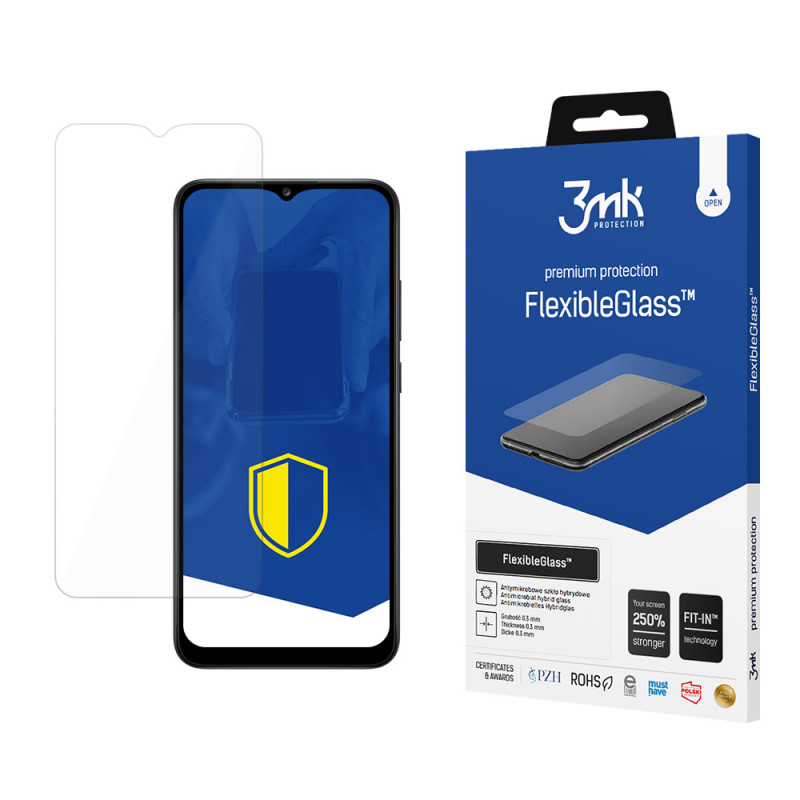 3MK FlexibleGlass Samsung Galaxy A02s hybride glas schermbeschermer, 3MK1397
