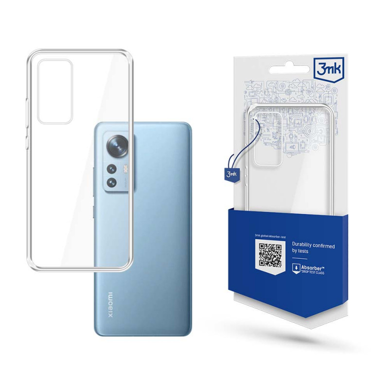 3MK Clear Case Xiaomi 12/12X telefoonhoesje, transparant