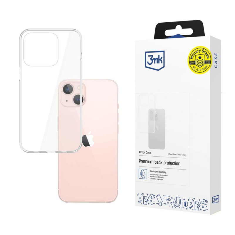 3MK Armor Case Apple iPhone 14 telefoonhoesje, transparant