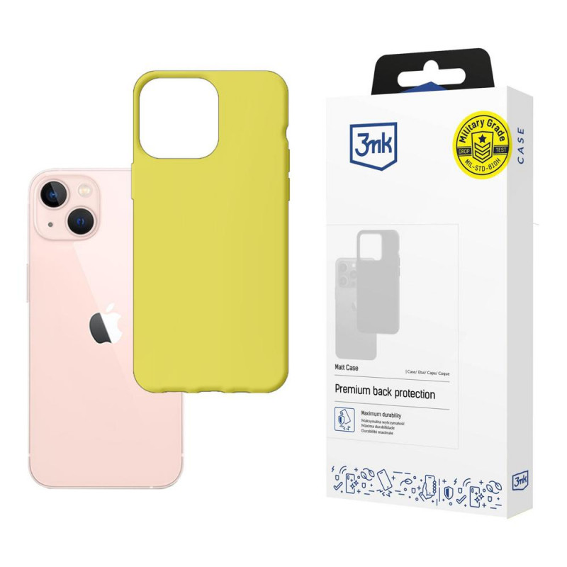 3MK Matt Case 3MK4036 voor Apple iPhone 14 Plus / 15 Plus, limoengroen