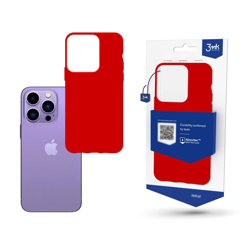 3MK Matt Case 3MK4050 voor Apple iPhone 14 Pro Max, rood