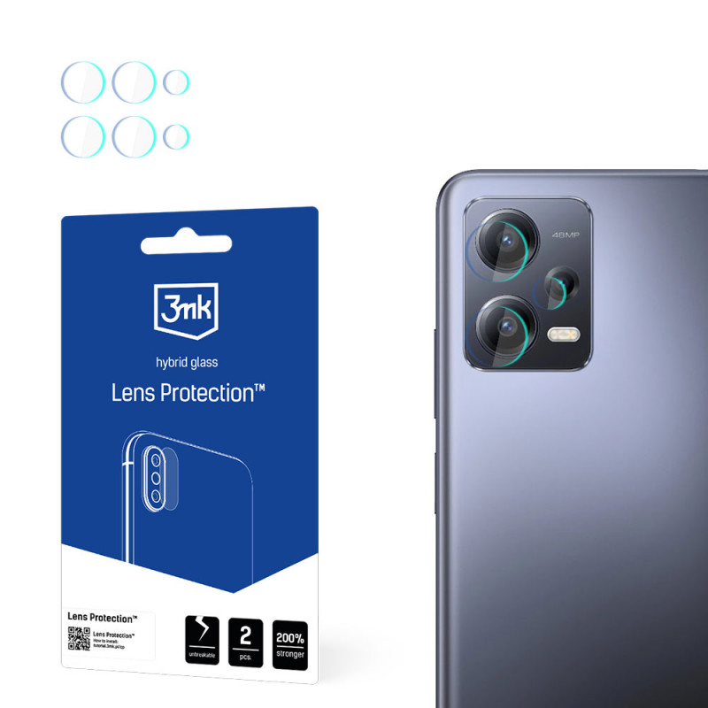 3MK Lens Protect 3MK4796 cameralensbeschermer voor Xiaomi Redmi Note 12 Pro / Pro+ (4 stuks)