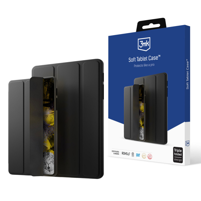 3MK Soft Tablet Case 3MK4991 voor Apple iPad 10.9" 2022 / iPad 11 2025, zwart