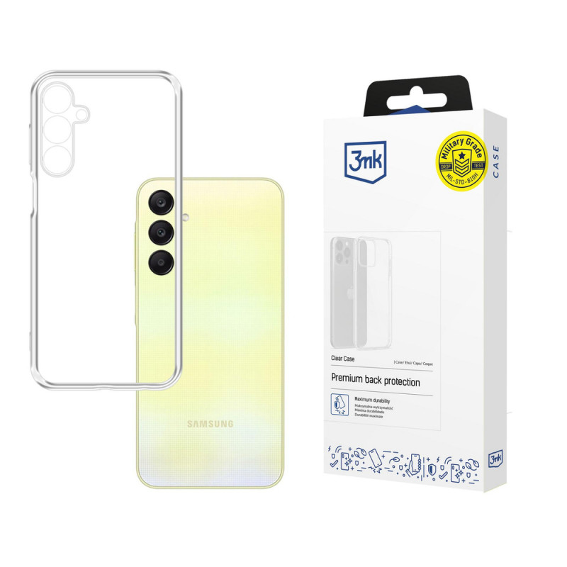 3MK Clear Case voor Samsung Galaxy A25 5G, transparant