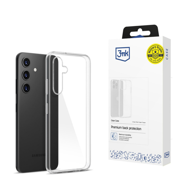 3MK Clear Case 3MK15856 voor Samsung Galaxy S24, transparant