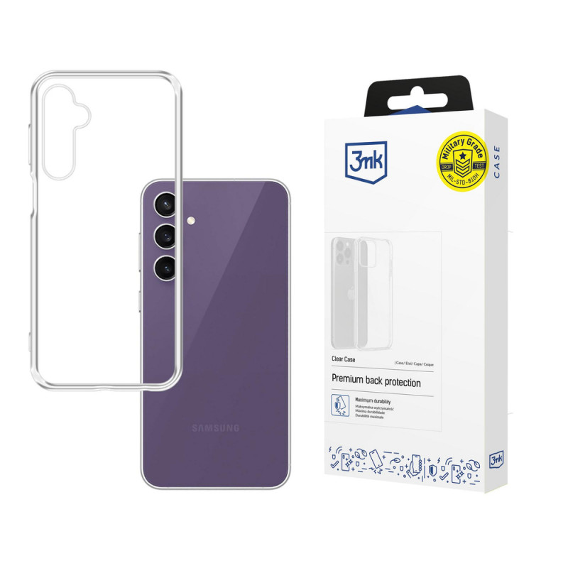3MK Clear Case voor Samsung Galaxy S23 FE, transparant