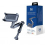3MK Single Headrest Holder autohouder voor telefoons en tablets 4.7"-12.9", zwart