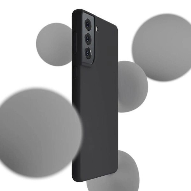 3MK Silicone Case voor Samsung Galaxy S23 FE, zwart