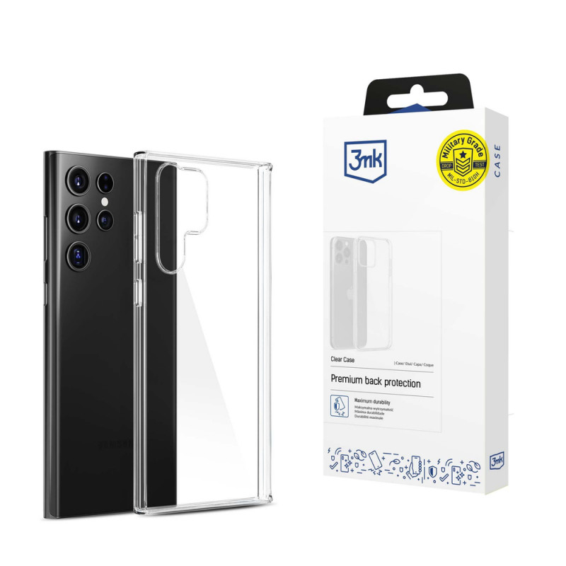 3MK Clear Case voor Samsung Galaxy S24 Ultra, transparant
