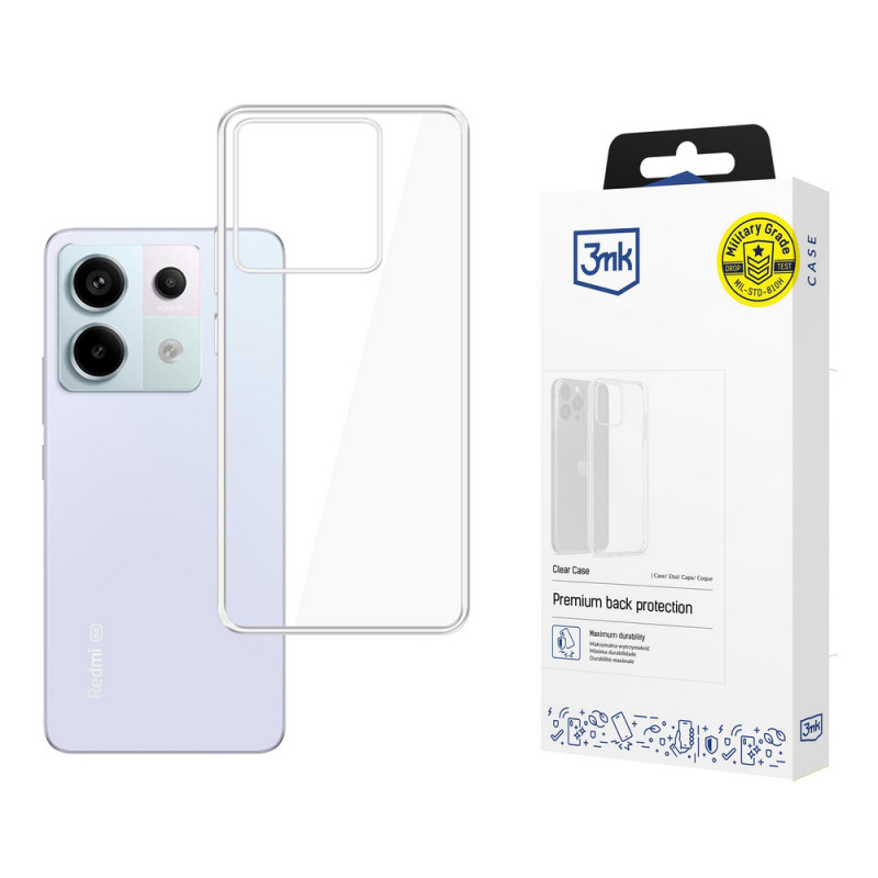 3MK Clear Case voor Xiaomi Redmi Note 13 Pro 5G, transparant