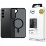3MK Smoke MagCase met MagSafe voor Samsung Galaxy S23 5G, zwart