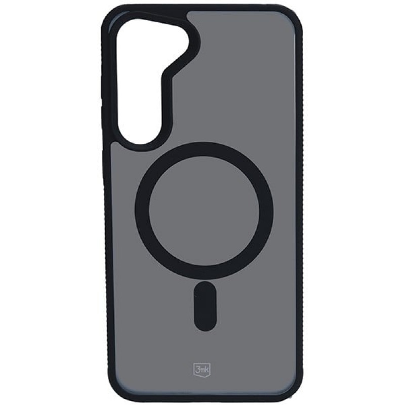 3MK Smoke MagCase met MagSafe voor Samsung Galaxy S23 5G, zwart