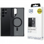 3MK Smoke MagCase met MagSafe voor Samsung Galaxy S22 Ultra 5G, halftransparant