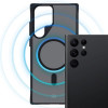 3MK Smoke MagCase met MagSafe voor Samsung Galaxy S22 Ultra 5G, halftransparant