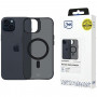 3MK Smoke MagCase met MagSafe voor Apple iPhone 15, halftransparant