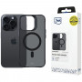 3MK Smoke MagCase met MagSafe voor Apple iPhone 15 Pro, halftransparant